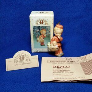 Memories Of Yesterday Special Delivery Ornament Enesco 520381 Mabel Lucie Attwel